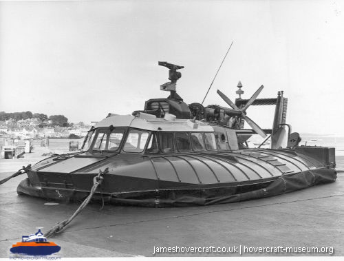 SRN5 with the Royal Navy -  (credit: The <a href='http://www.hovercraft-museum.org/' target='_blank'>Hovercraft Museum Trust</a>).